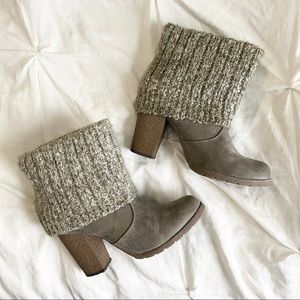 Knit Heel Booties